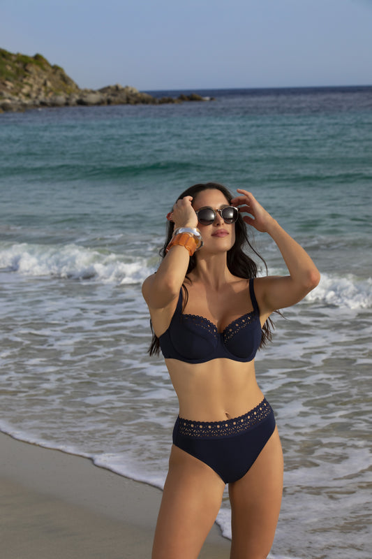 Bikini set aro Ajourage Couture azul