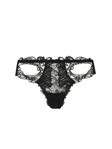 Mini tanga Soir de Venise negro