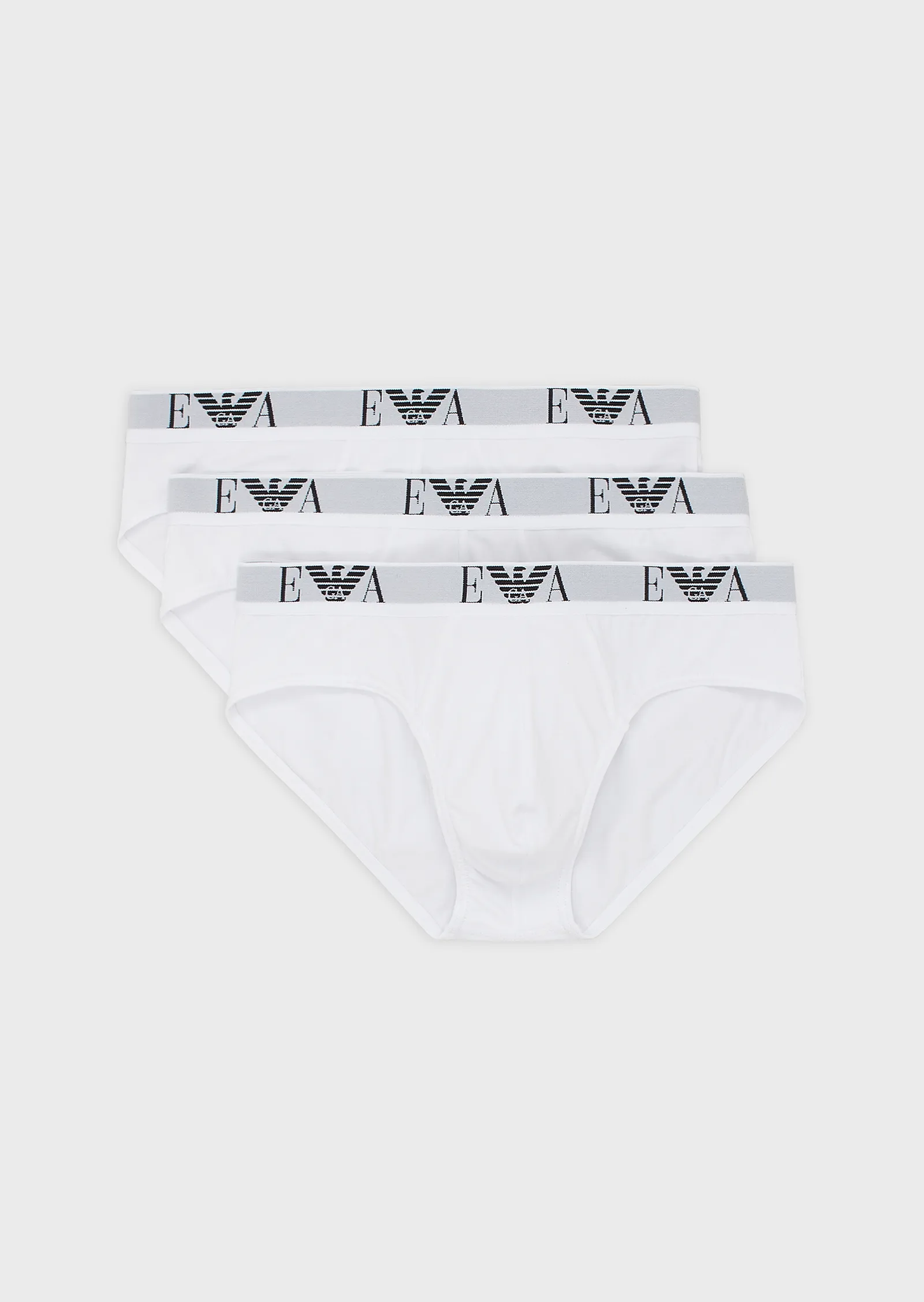 Pack 3 slip brief blanco