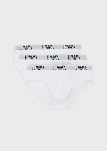 Pack 3 slip brief blanco