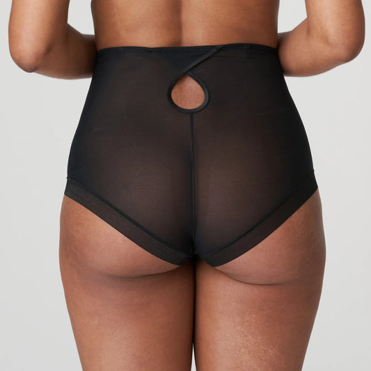 Twist Aprodisia black garter panty