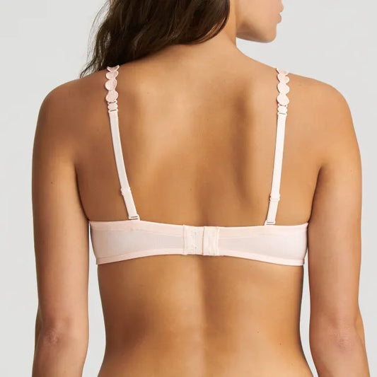 Tom crystal pink sweetheart neckline bra