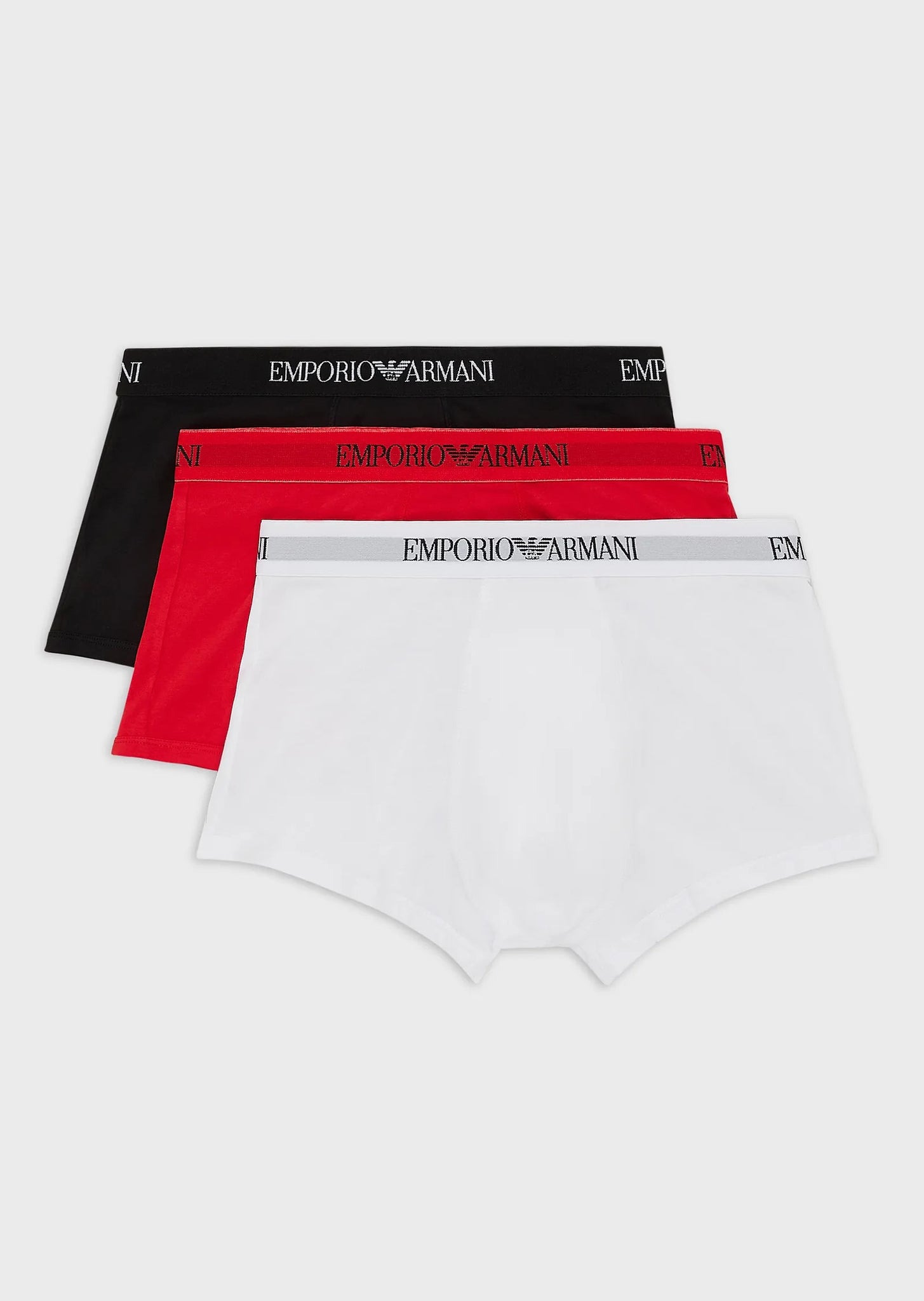 Pack 3 Pure Cotton multicolor negro rojo blanco