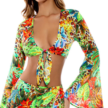 Crop top Lush Horizons multicolor