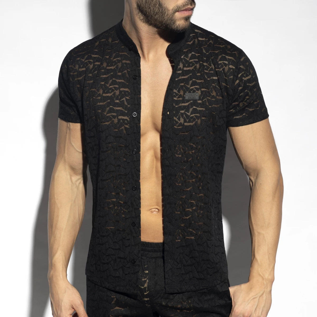 Camisa manga corta Spider negro