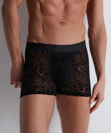 Boxer homme black python