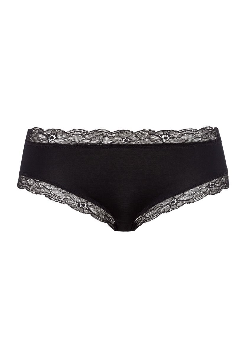 Culotte Cotton Lace negro