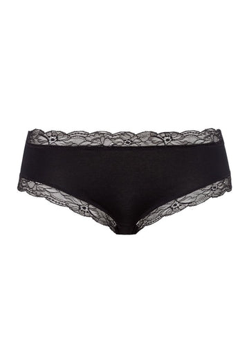 Culotte Cotton Lace negro