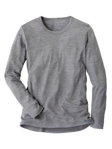 Camiseta Manga Larga WOOL & SILK Gris