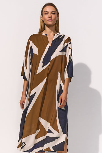 Vestido largo Nomade nocturne clay