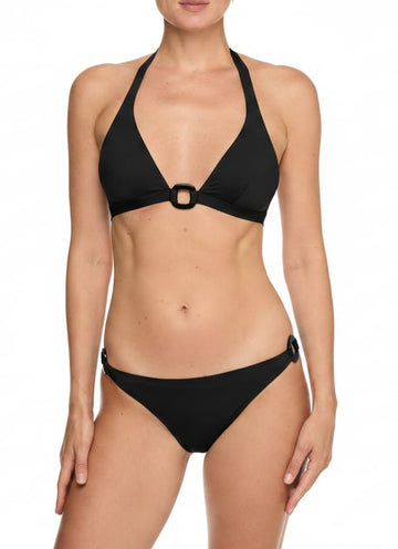 Bikini set triangulo Casino negro