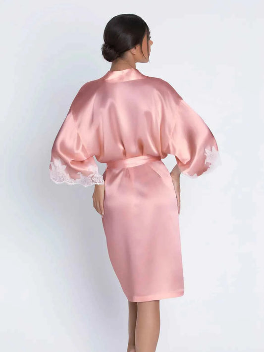 Bata corta  Splendeur Soie rosa