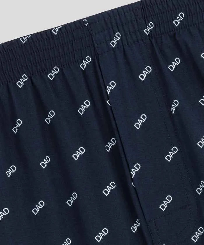 Bóxer corto Dad navy
