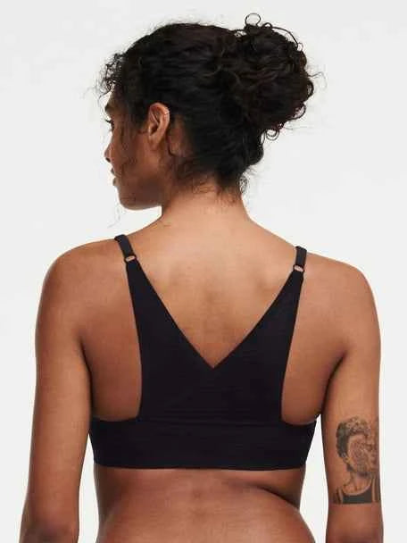 Bralette copa Softstretch Stripes negro