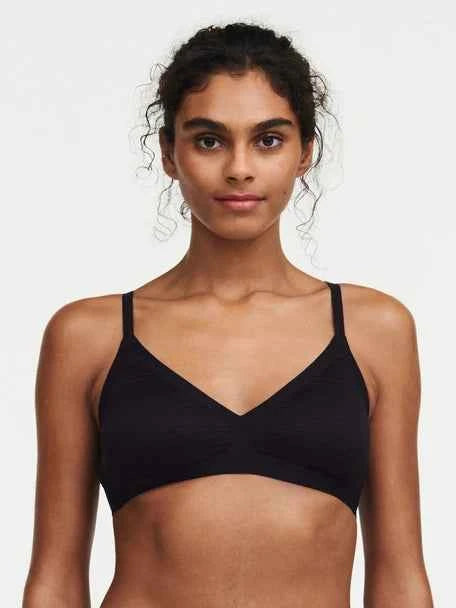 Bralette copa Softstretch Stripes negro
