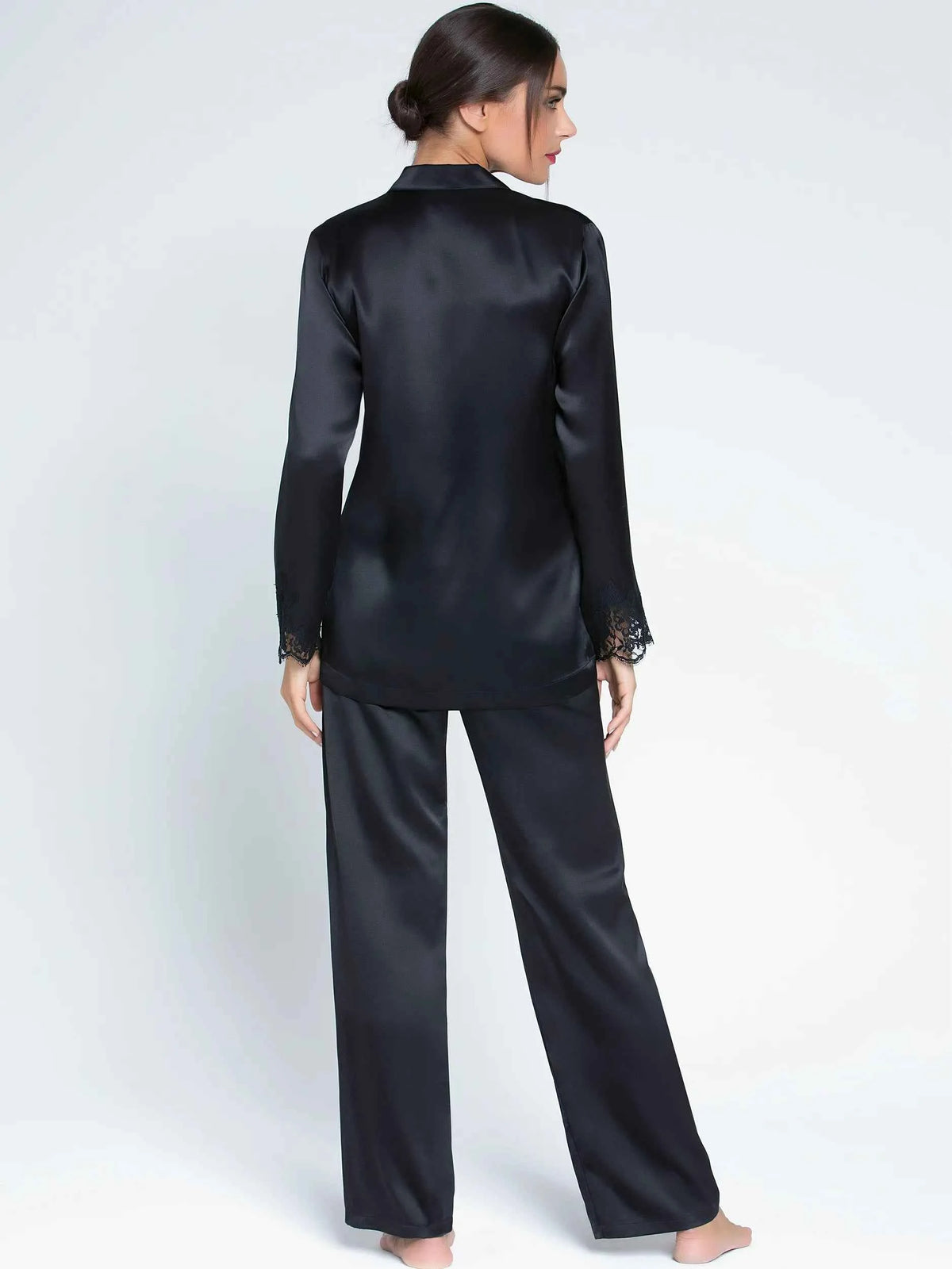 Camisa pijama Splendeur Soie negro