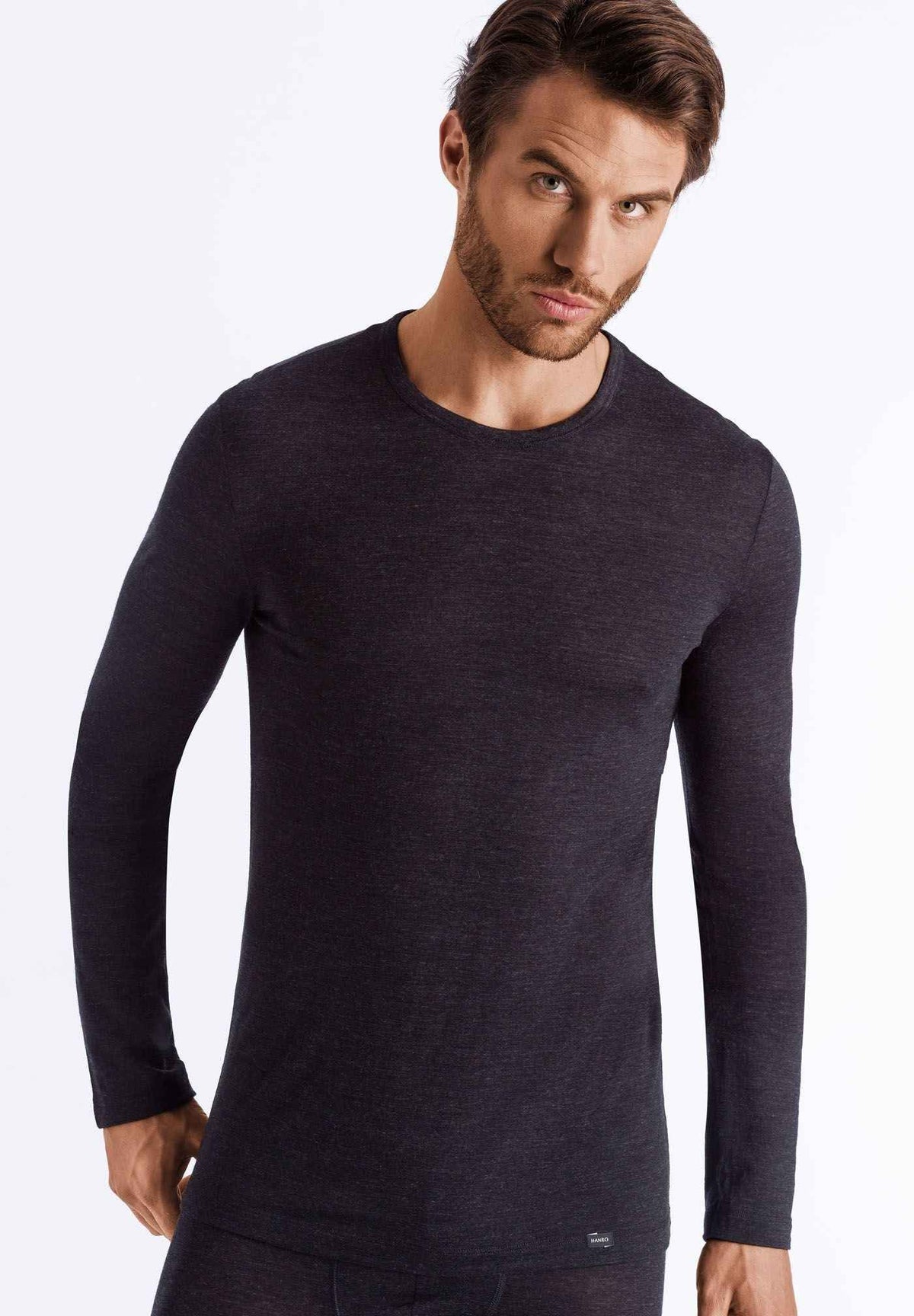Camiseta lana seda ligh merino phantom