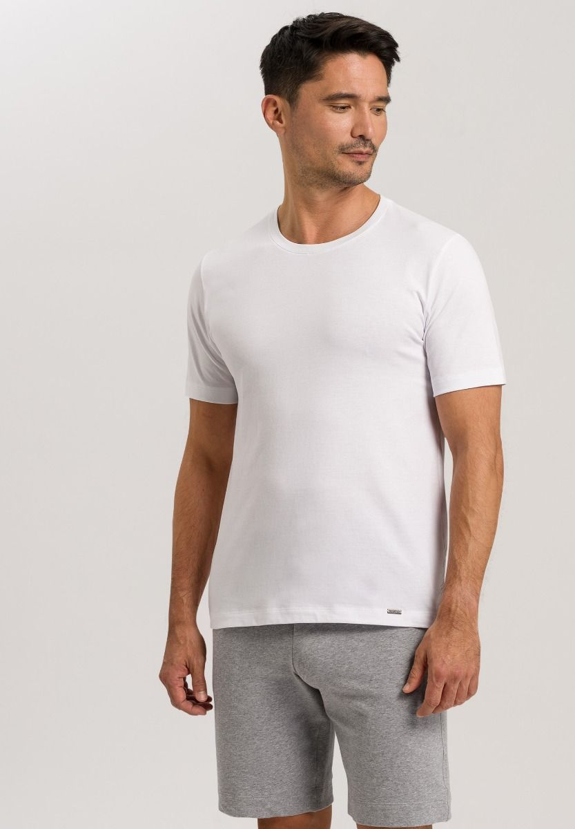 Camiseta manga corta Living Shirts blanco - PITT