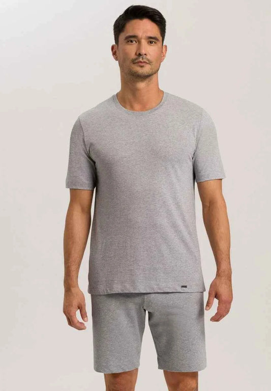 Camiseta manga corta Living Shirts grey melange