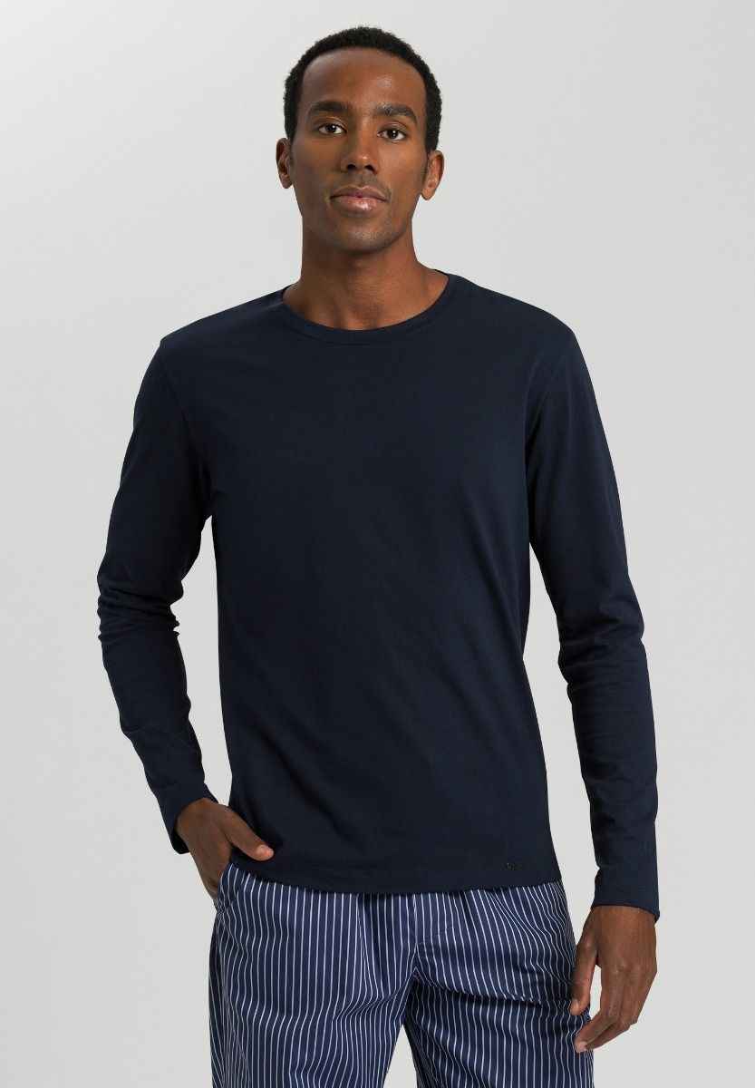 Camiseta manga larga Living Shirts deep navy