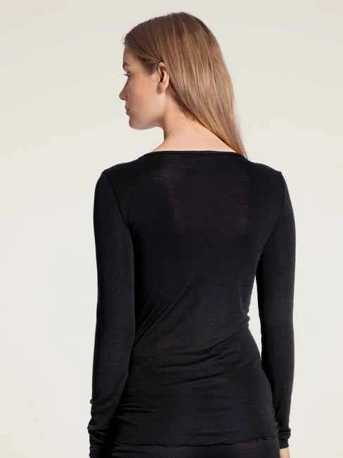 Camiseta manga larga True Confidence negro
