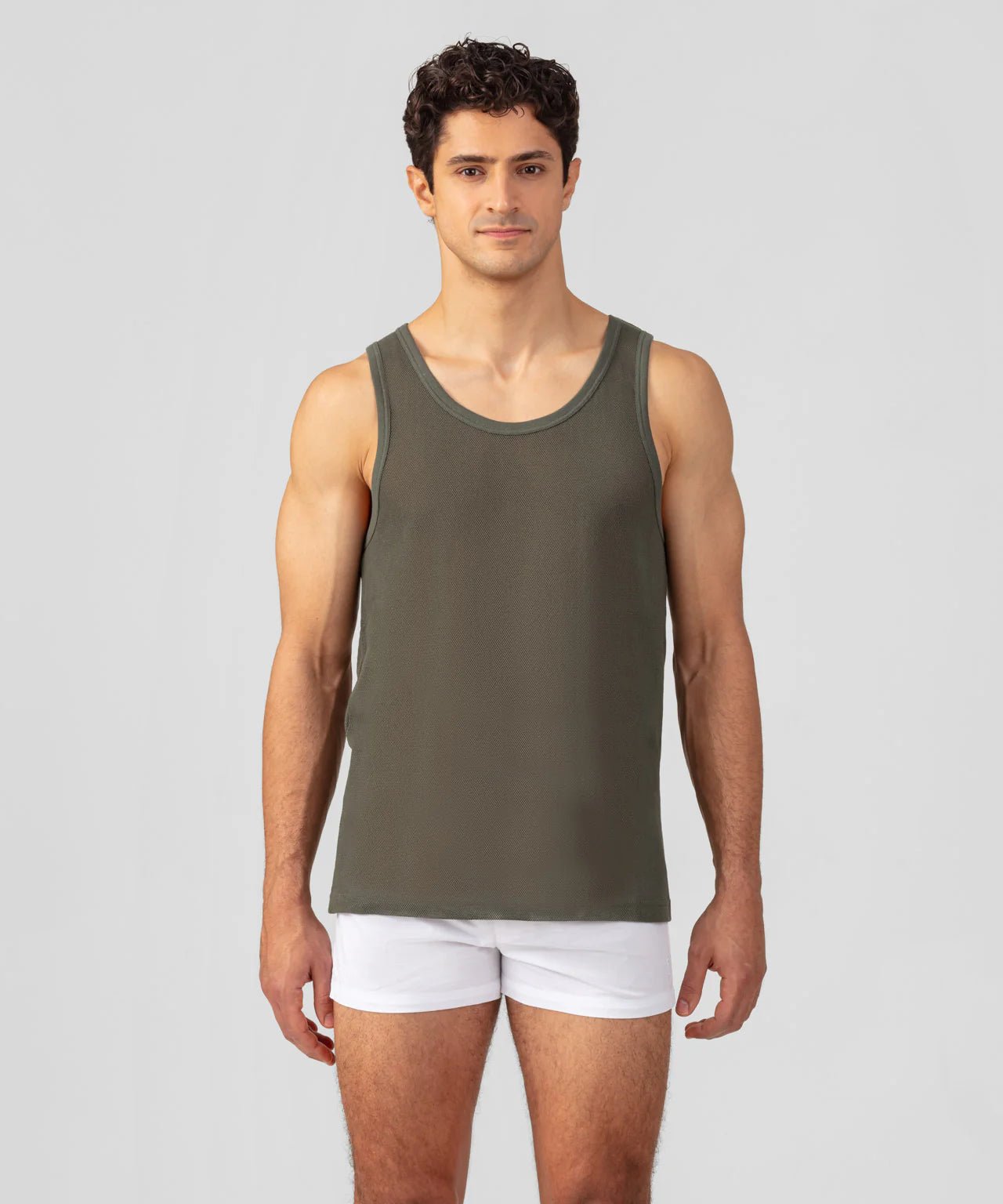 Camiseta sin mangas mesh military green - PITTRon Dorff3662690180584