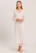 Camisón largo Elia salsa rose