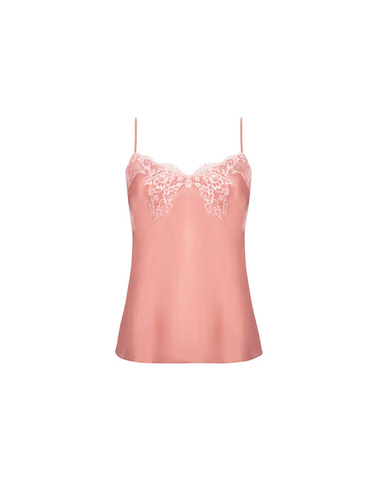 Caraco seda Splendeur Soie rosa - PITT