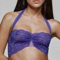 Conjunto Shavonne funky violet bandeau + braga alta - PITTSarda