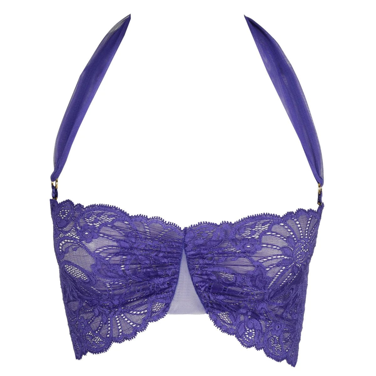 Conjunto Shavonne funky violet bandeau + braga alta - PITTSarda