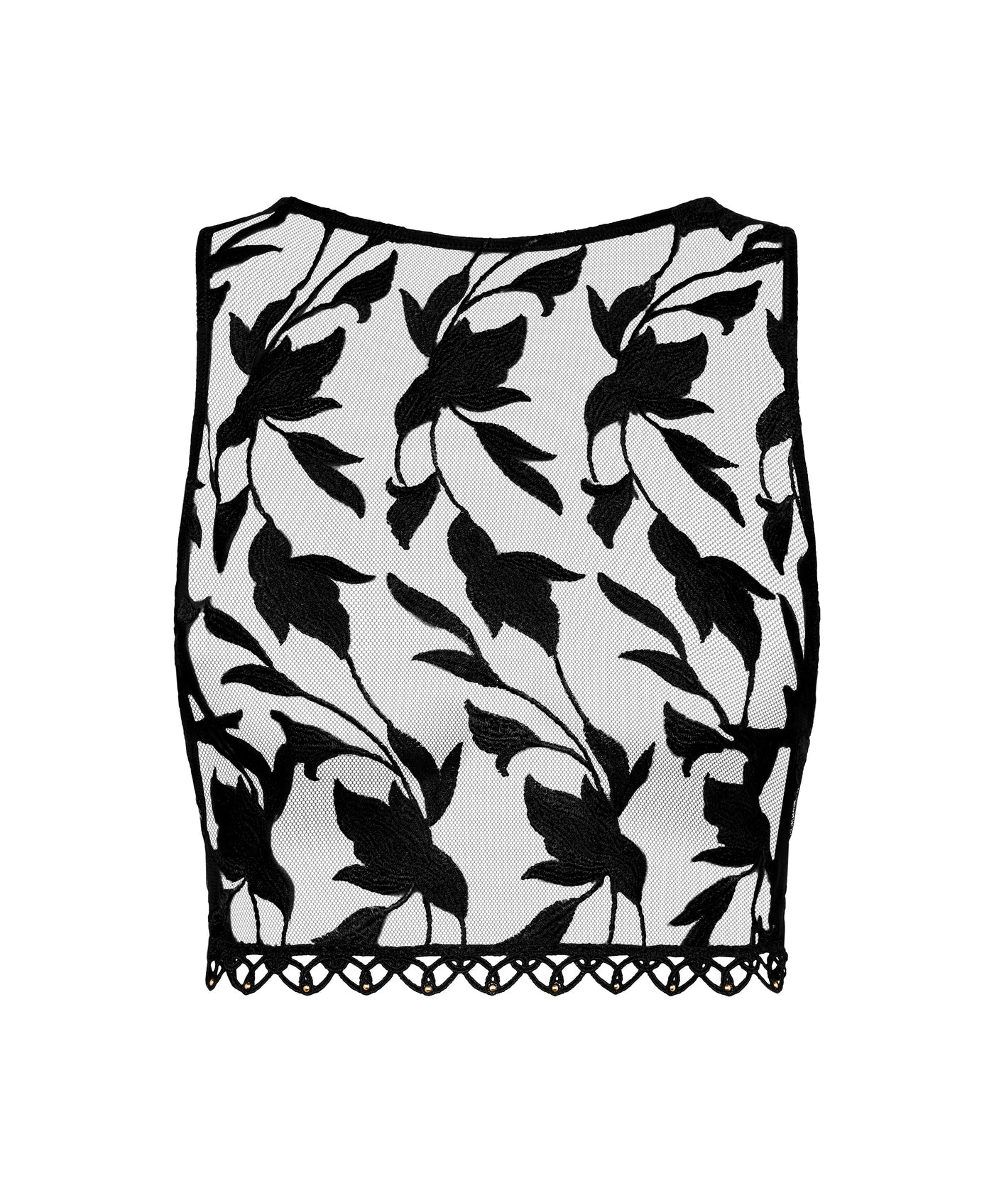 Conjunto Top y Culotte Shorty Night at paradise Obsidian - PITTAubade