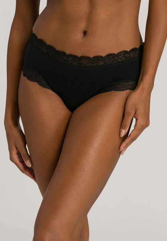 Culotte Cotton Lace negro