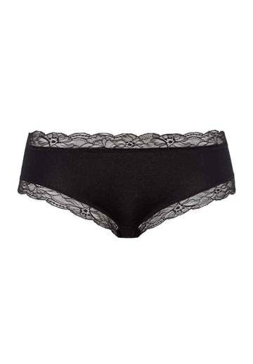Culotte Cotton Lace negro