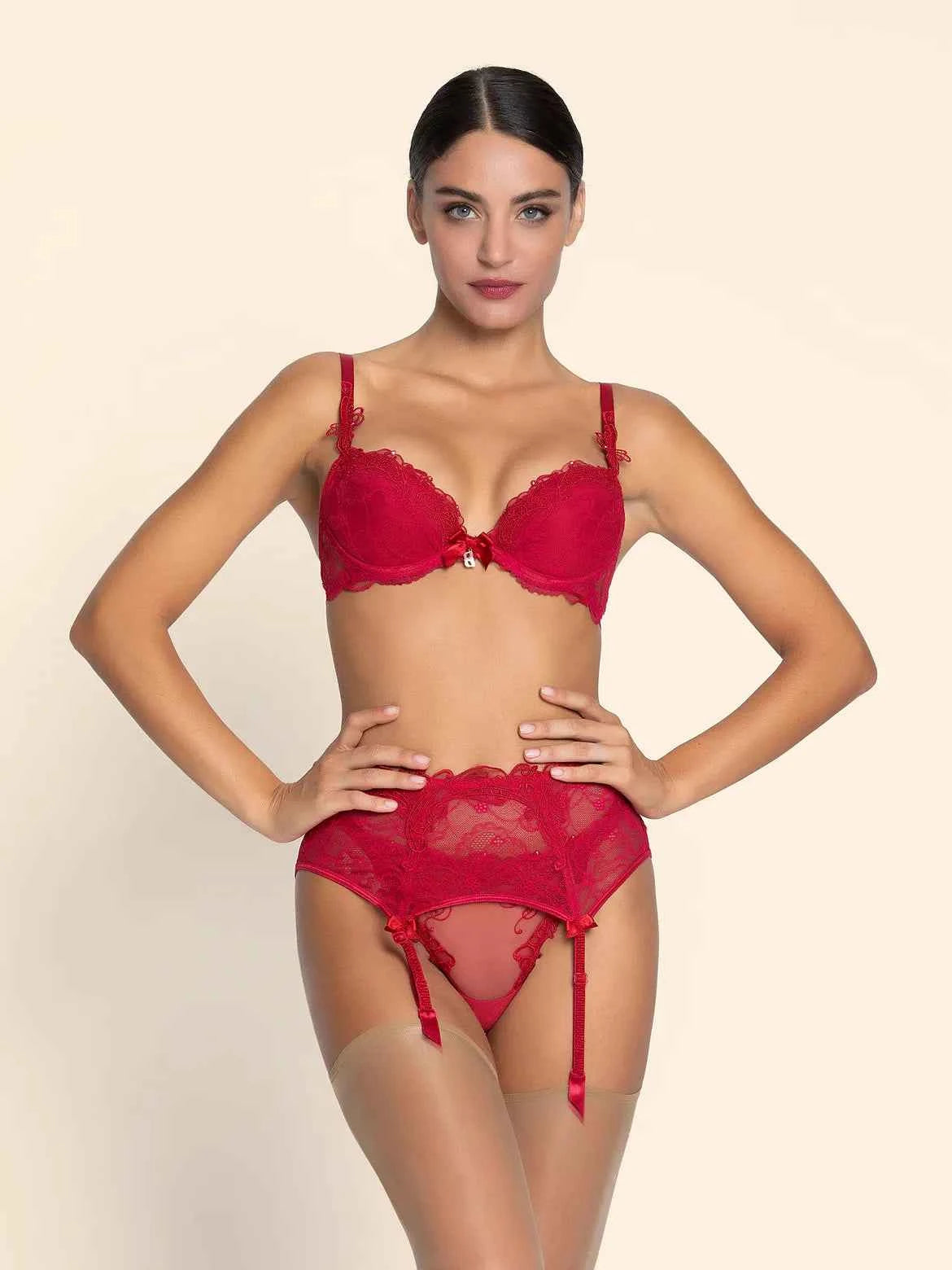 Liguero Soir de Venise rojo