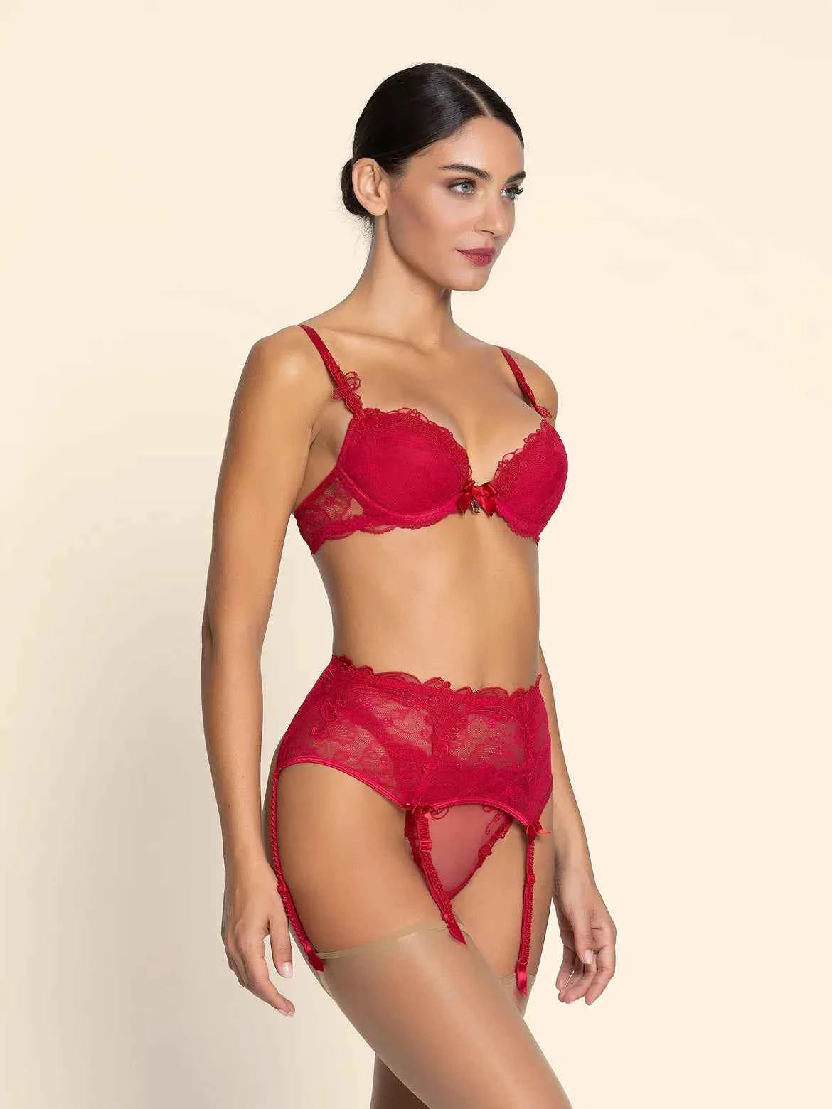Liguero Soir de Venise rojo