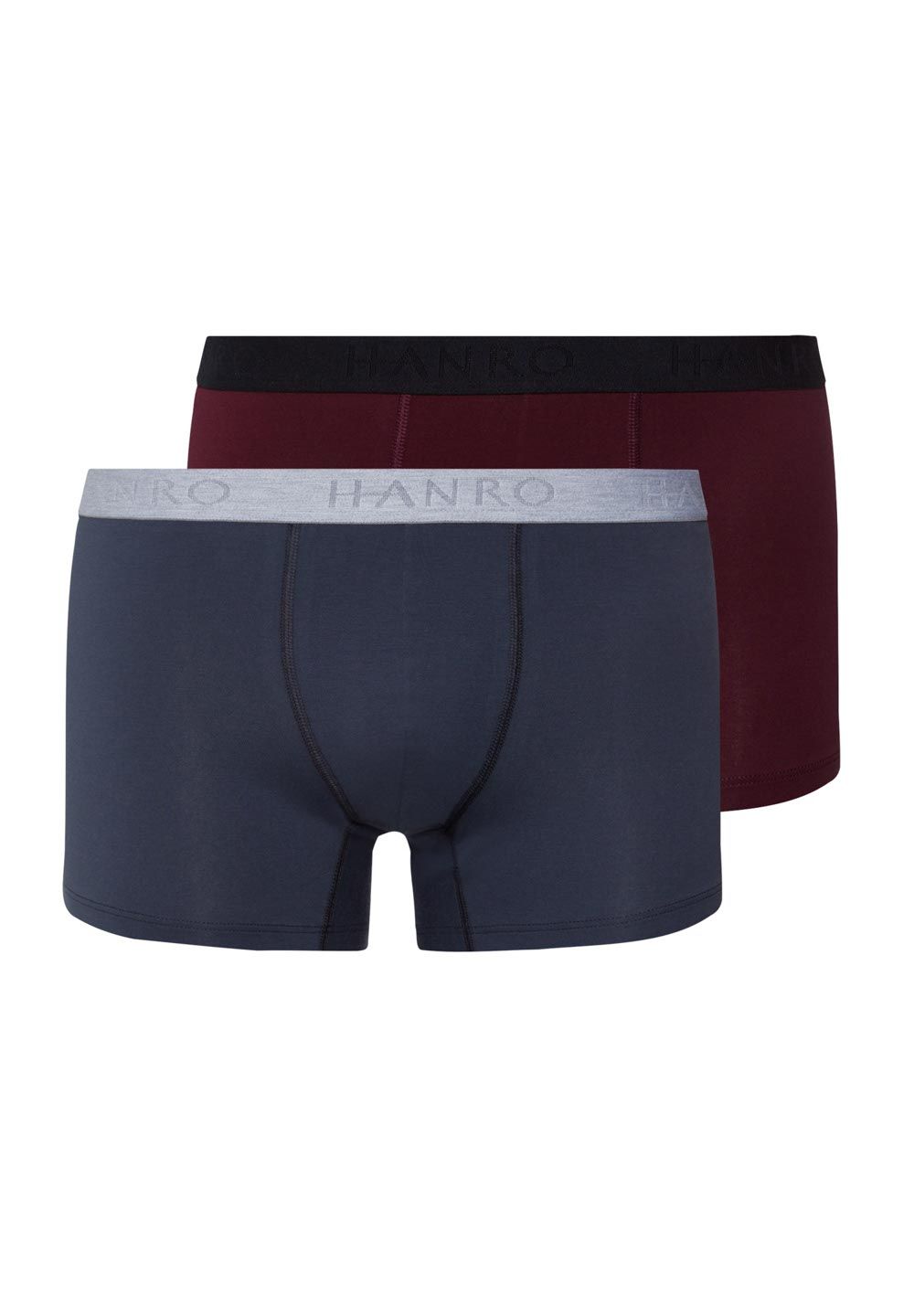 Pack 2 boxer Cotton Essential barolo/ombre blue - PITTHanro888721602174