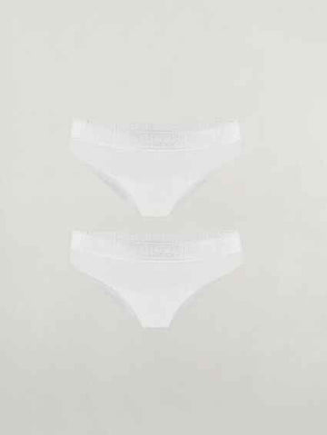 Pack 2 slip Pure Brief blanco