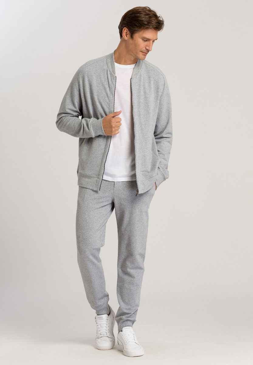 Pantalón largo Leisure grey melange