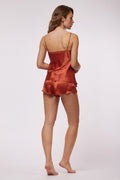 Pijama corto Pamelle seda natural spicy - PITTVivis Milano