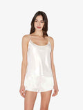 Pijama corto Silk blanco