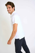 Polo Albin Baia Blue blanco