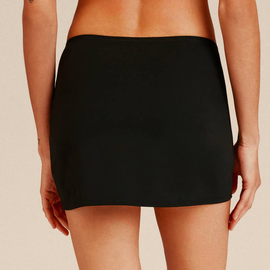 Falda corta Snake River negro