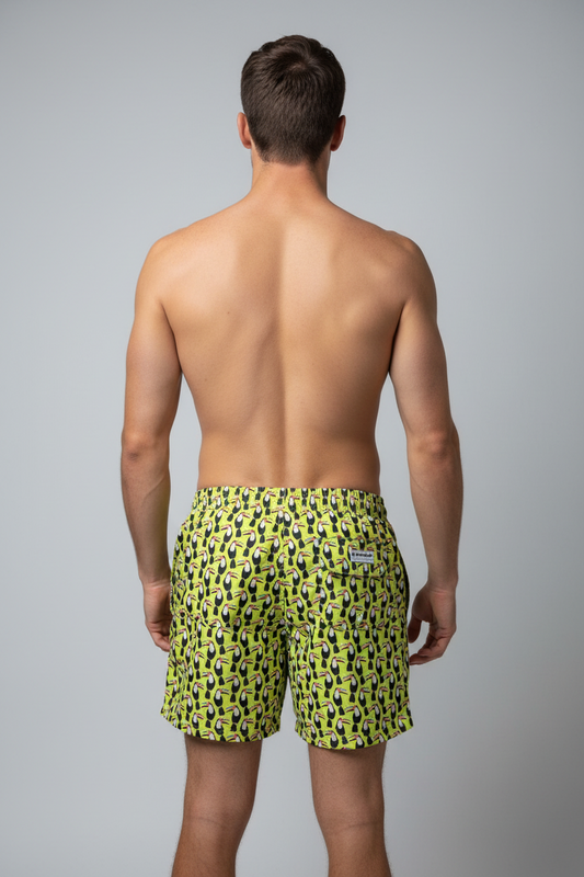Boxer baño estampado tucanes Zest