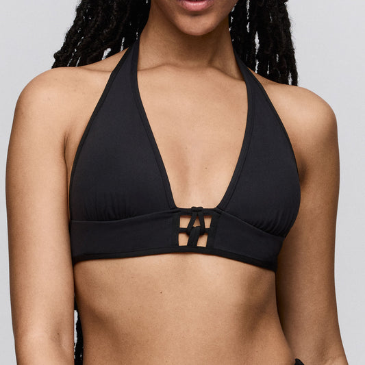Bikini set halter Sha Negro lazo