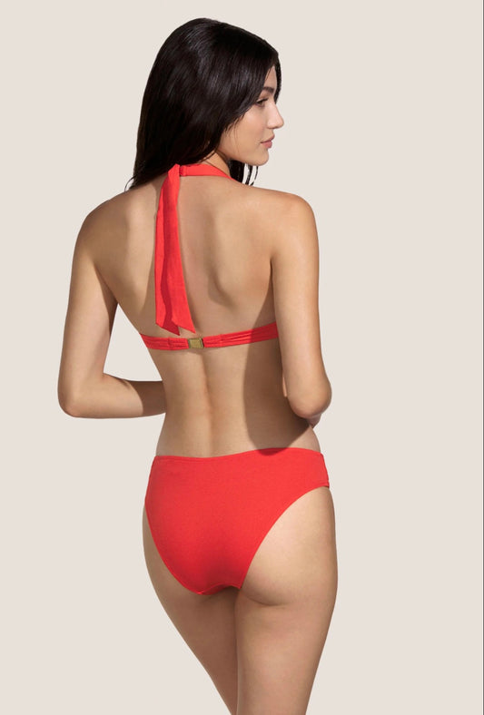 Bikini set halter Rodero rojo