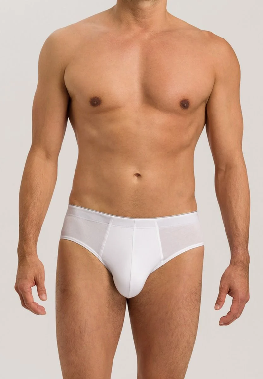 Slip cintura alta Cotton Superior blanco - PITT