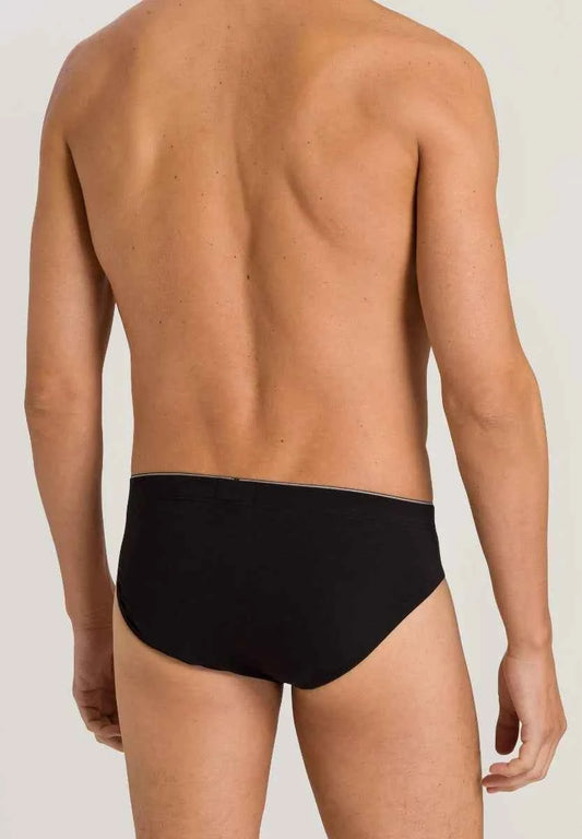 Slip cintura alta Cotton Superior negro