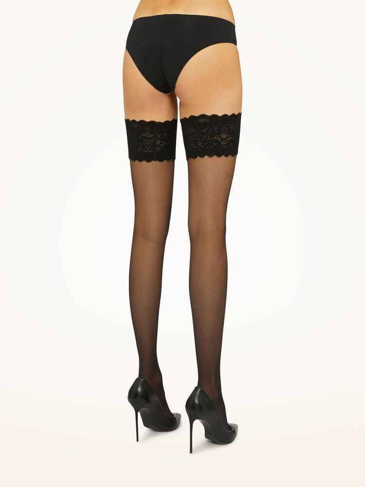 Stay-up Satin Touch 20DEN negro