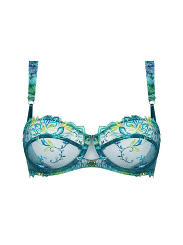 Sujetador balconnet Grace Aquatique verde