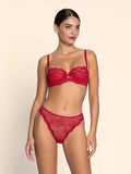 Sujetador balconnet Soir de Venise rojo